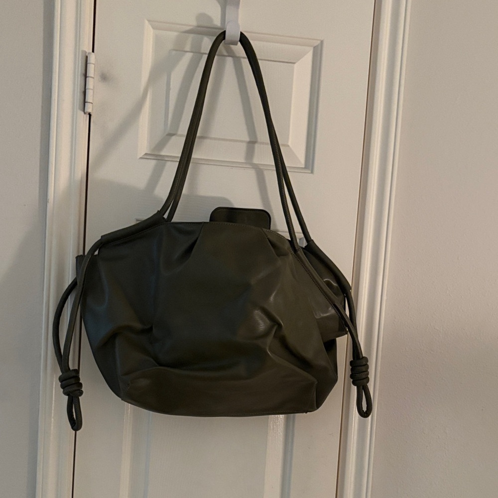 BCBGMaxAzria Dark Green Shoulder Bag